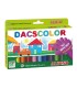 Lapices cera dacscolor caja de 12 colores