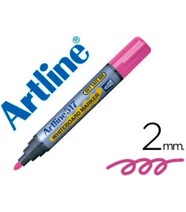 Rotulador artline pizarra ek 517 rosa punta redonda 2 mm tinta de bajo olor