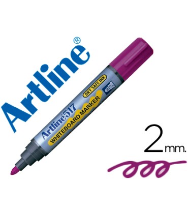 Rotulador artline pizarra ek 517 violeta punta redonda 2 mm tinta de bajo olor