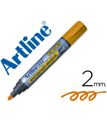 Rotulador artline pizarra ek 517 naranja punta redonda 2 mm tinta de bajo olor