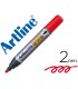 Rotulador artline marcador permanente 170 rojo punta redonda 2 mm antisecado