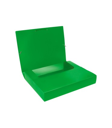 Carpeta liderpapel portadocumentos 36903 polipropileno dina4 verde lomo 50 mm