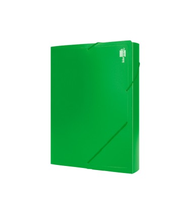 Carpeta liderpapel portadocumentos 36903 polipropileno dina4 verde lomo 50 mm