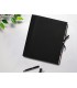 Carpeta fuelle liderpapel folio carton forrado negra