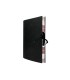 Carpeta fuelle liderpapel folio carton forrado negra