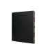 Carpeta fuelle liderpapel folio carton forrado negra