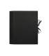 Carpeta fuelle liderpapel folio carton forrado negra