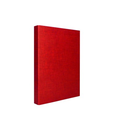 Carpeta de 4 anillas 40mm mixtas liderpapel folio carton forrado paper coat roja