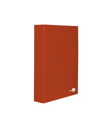 Carpeta de 4 anillas 40mm mixtas liderpapel folio carton forrado paper coat roja