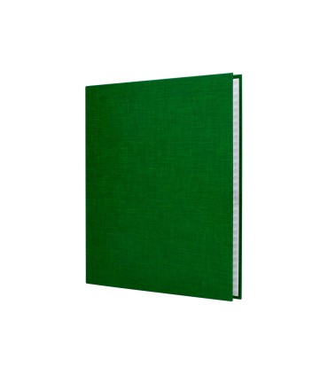 Carpeta de 4 anillas 40mm mixtas liderpapel folio carton forrado paper coat verde