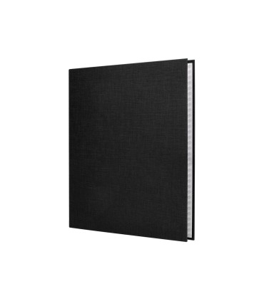 Carpeta de 4 anillas 40mm mixtas liderpapel folio carton forrado paper coat negra