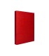 Carpeta de 4 anillas 25mm mixtas liderpapel folio carton forrado paper coat roja