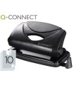 Taladrador q-connect kf01233 negro abertura 1 mm capacidad 10 hojas