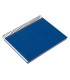 Cuaderno espiral liderpapel a5 micro papercoat tapa forrada 140h 75 gr cuadro5mm 5 bandas 6 taladros azul