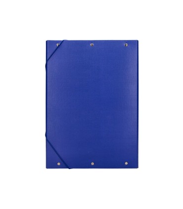 Carpeta proyectos liderpapel folio lomo 90mm carton forrado azul