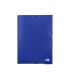 Carpeta proyectos liderpapel folio lomo 90mm carton forrado azul