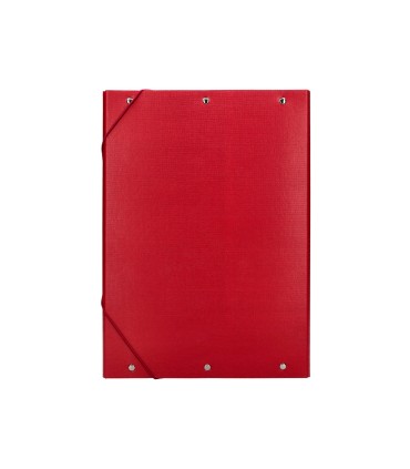 Carpeta proyectos liderpapel folio lomo 90mm carton forrado roja