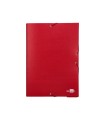 Carpeta proyectos liderpapel folio lomo 90mm carton forrado roja