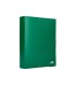 Carpeta proyectos liderpapel folio lomo 90mm carton forrado verde