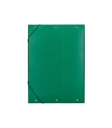 Carpeta proyectos liderpapel folio lomo 90mm carton forrado verde