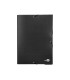 Carpeta proyectos liderpapel folio lomo 90mm carton forrado negra