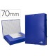 Carpeta proyectos liderpapel folio lomo 70mm carton forradoazul