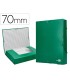 Carpeta proyectos liderpapel folio lomo 70mm carton forradoverde