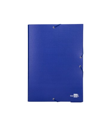 Carpeta proyectos liderpapel folio lomo 50mm carton forradoazul