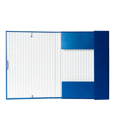 Carpeta proyectos liderpapel folio lomo 30mm carton forradoazul