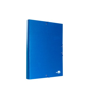 Carpeta proyectos liderpapel folio lomo 30mm carton forradoazul