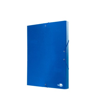 Carpeta proyectos liderpapel folio lomo 30mm carton forradoazul