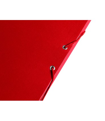 Carpeta proyectos liderpapel folio lomo 30mm carton forrado roja