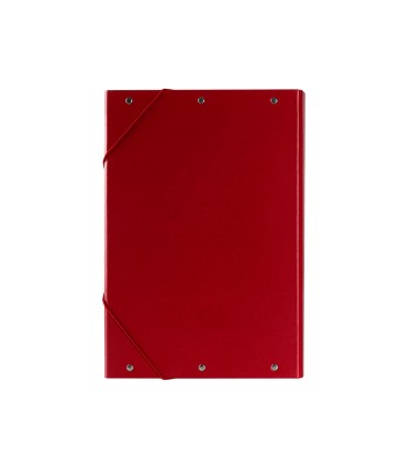 Carpeta proyectos liderpapel folio lomo 30mm carton forrado roja