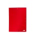 Carpeta proyectos liderpapel folio lomo 30mm carton forrado roja