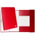 Carpeta proyectos liderpapel folio lomo 30mm carton forrado roja