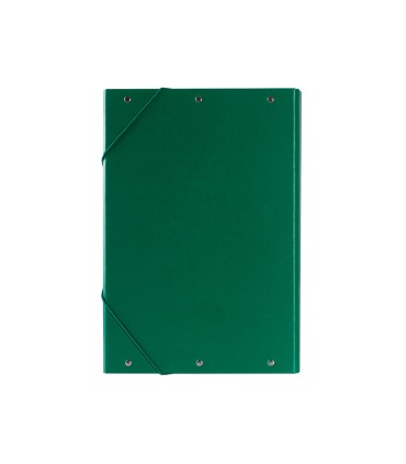 Carpeta proyectos liderpapel folio lomo 30mm carton forrado verde