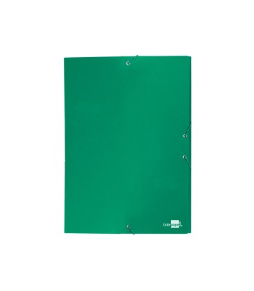 Carpeta proyectos liderpapel folio lomo 30mm carton forrado verde