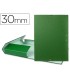 Carpeta proyectos liderpapel folio lomo 30mm carton forrado verde