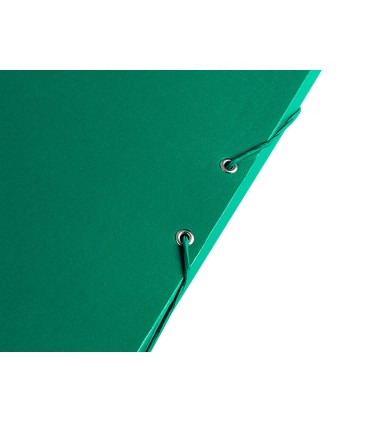 Carpeta proyectos liderpapel folio lomo 30mm carton forrado verde