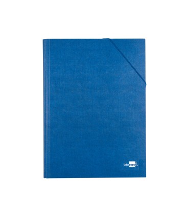 Carpeta clasificadora liderpapel 12 departamentos folio prolongado carton forrado azul