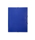 Carpeta clasificadora liderpapel 12 departamentos folio prolongado carton forrado azul