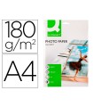 Papel q-connect foto glossy kf01103 din a4 digital photo para ink-jet bolsa de 20 hojas de 180 gr