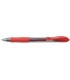 Boligrafo pilot g 2 rojo tinta gel retractil sujecion de caucho