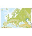 Mapa mudo color din a4 europa fisico