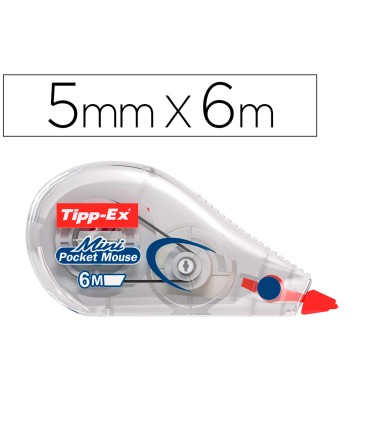 Corrector tipp ex cinta mini mouse 5 mm x 6 mt