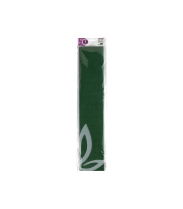 Papel crespon liderpapel 50 cm x 25m 34g m2 verde oliva