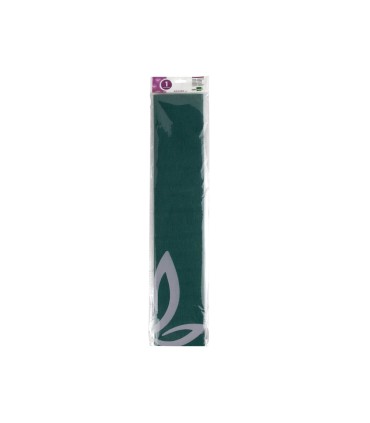 Papel crespon liderpapel 50 cm x 25m 34g m2 verde oscuro