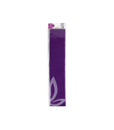 Papel crespon liderpapel 50 cm x 25m 34g m2 violeta