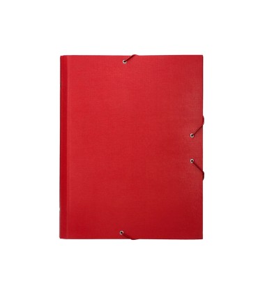 Carpeta clasificadora liderpapel 12 departamentos folio prolongado carton forrado roja