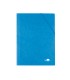 Carpeta liderpapel gomas folio 3 solapas carton simil prespan azul